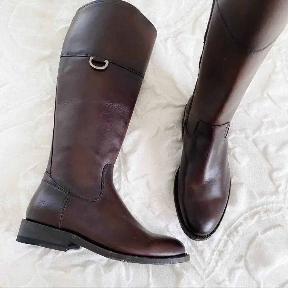 Frye Jayden D Ring Tall Boots Size 5.5 NEW $398